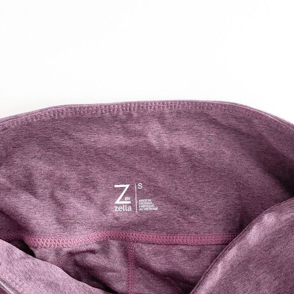 Z By Zella Women's Leggings High Waist Stretchable Burgundy Fig Size Small NWT - Picture 4 of 10